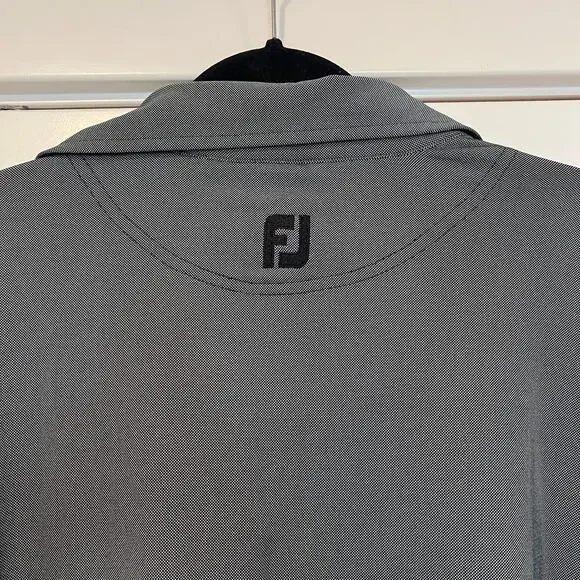 Footjoy Men's Golf Performance Polo Grey Size XXL Big and Tall - Picture 5 of 8